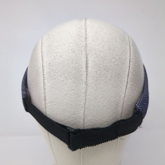 TYR Sport Slideback Sun Visor Cap Blue One Size Adjustable Embroidered Polyester - Picture 5 of 7